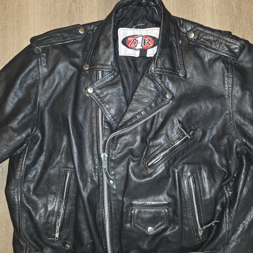Black Leather Jacket For Men - image 2